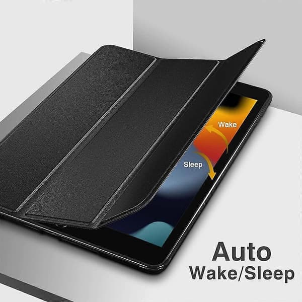 Wekity iPad 10.2 Case for iPad 9th Gen 2021 Soft Matte Back Slim Cover with Stand, Auto Wake/Sleep Function, QWER129