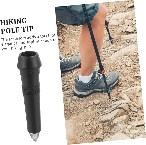 Cane Tip Replacement for Walking Poles Durable Hiking Accessories Excellent Grip
