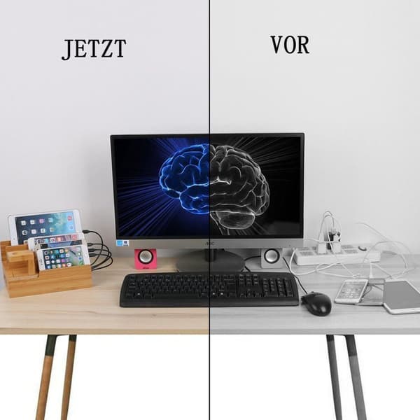 Mobiltelefon ladestation USB-oplader flere ladestationer til flere enheder