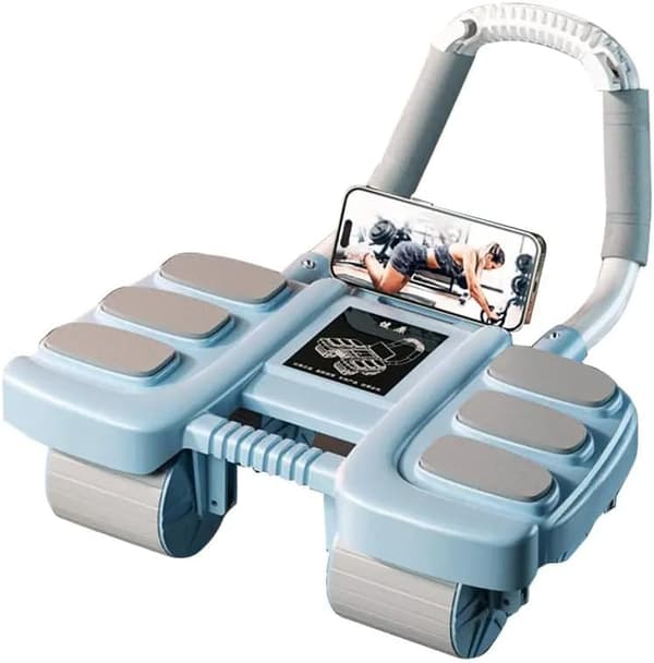 Automatic Rebound Abdominal Wheel Core Training Equipment, Abdominal Training Machine for Men/Women, Belly Fat Burner, Portable Exercise Wheel