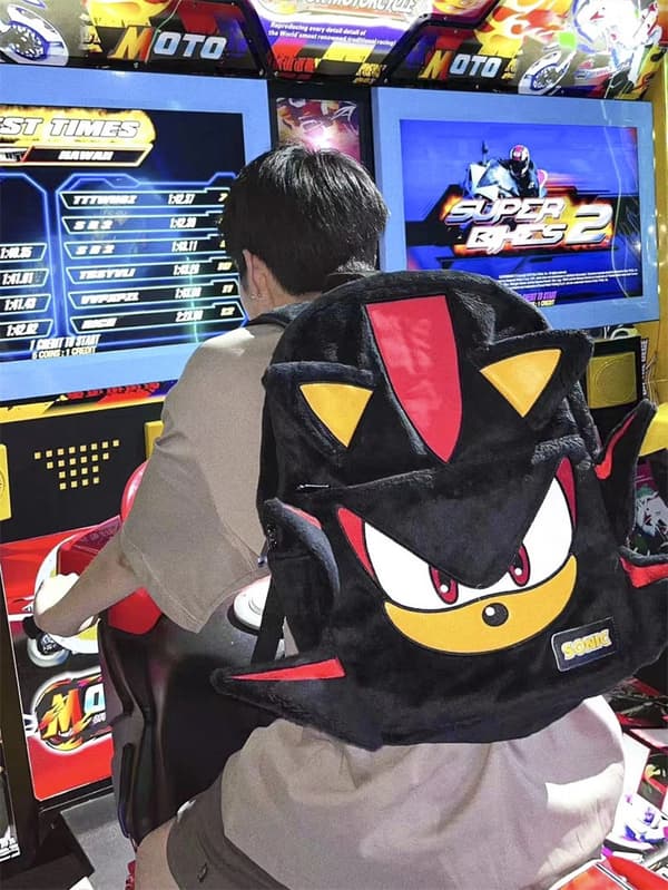 Sonic Shadow Shoulder Bag Youth Travel Bag Student Backpacks
