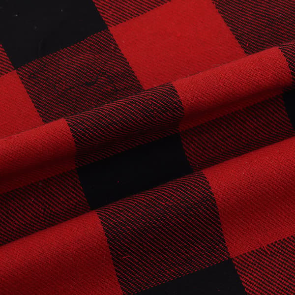5 Pcs Christmas Napkins 45x45 cm Decorative Pattern Durable Reusable Polyester Cloth for Parties Dinners Red Plaid