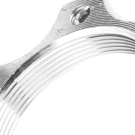 6-hole Disc Brake Adapter, 44mm Threaded Disc Mount Conversion Base