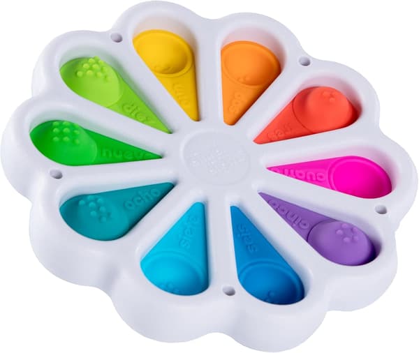 Fat Brain Toys Dimpl Digits - Pop, Number-Learning Sensory Preschool Toy
