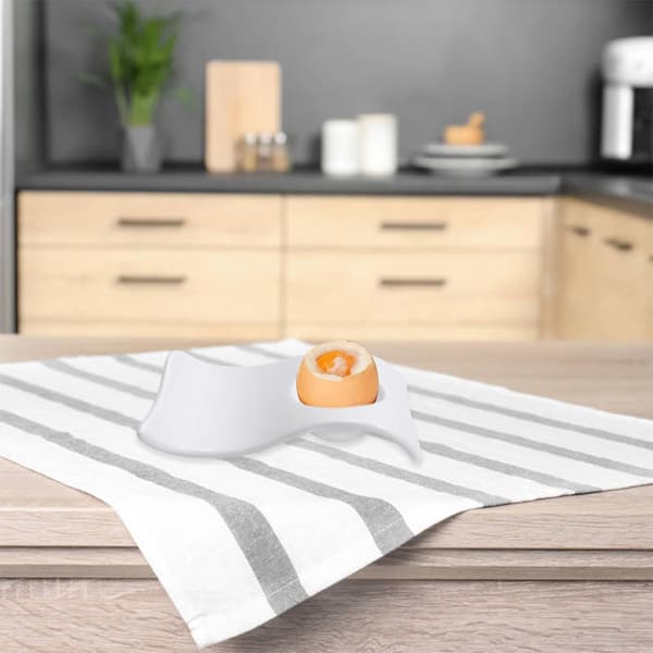 Wave-shaped Egg Tray Practical Egg Storage Holder for Dining Table for Kitchen Use