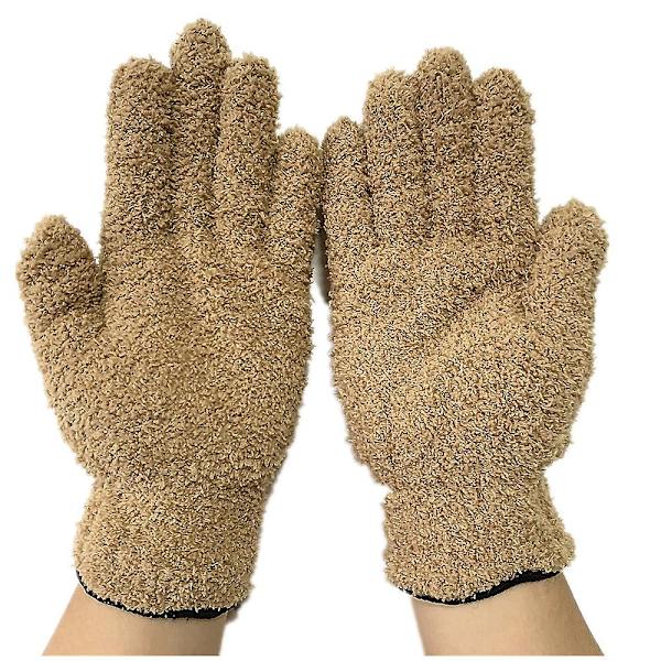 Mikrofiber Dammhandskar, Rengöringshandskar Hushålls Handskar Återanvändbara Handskar För Hem, Trädgård, Möbel, Bil, Persienner, Trappräcke, Svårt Att Nå
