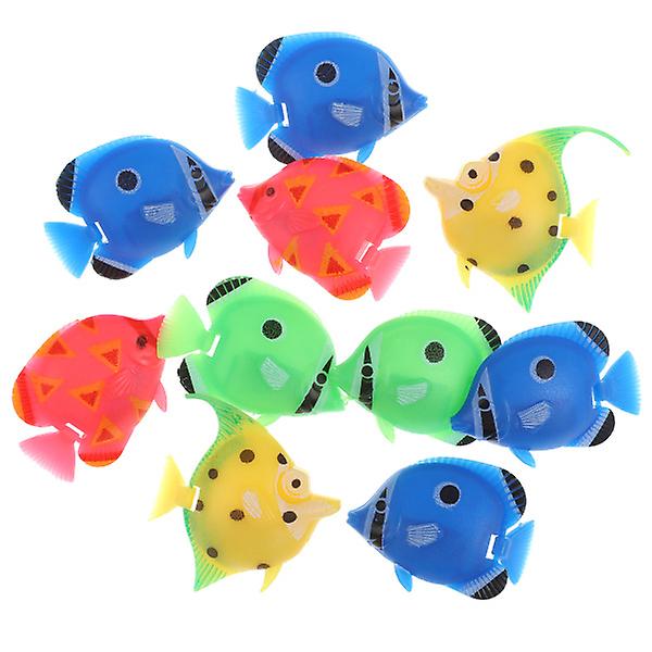 Artificial Fish Fish Tank Artificial Floating Fish Artificial Fish Aquarium Plastic Artificial FishA