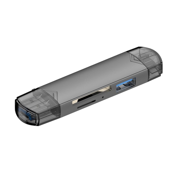 USB 3.0 C SD-kortlæseradapter 5-i-1 USB C til USB Type-C enheder Mobiltelefon Kamera Computer