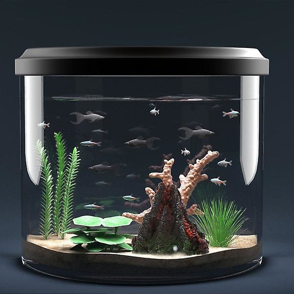 Statue Dekor Harpiks Håndværk Dekor Akvarium Vulkan Dekorationer Vulkan Bobler Fisk Tank Akvarium Vulca