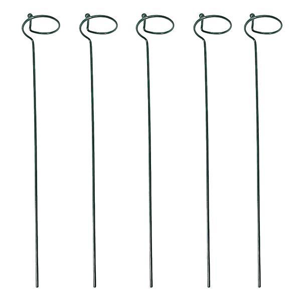 5 stk. Metal Blomsterpotteholder Haveplante Stativ Husholdning Pottede Stativer Grøn 42.5X6CM
