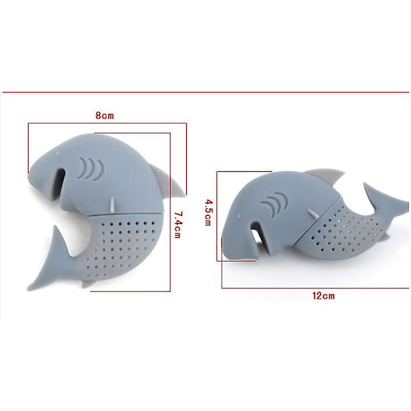 Haj Te-Infuser Silikon Si Strainer Værktøjer Te Strainer Infuser Filter