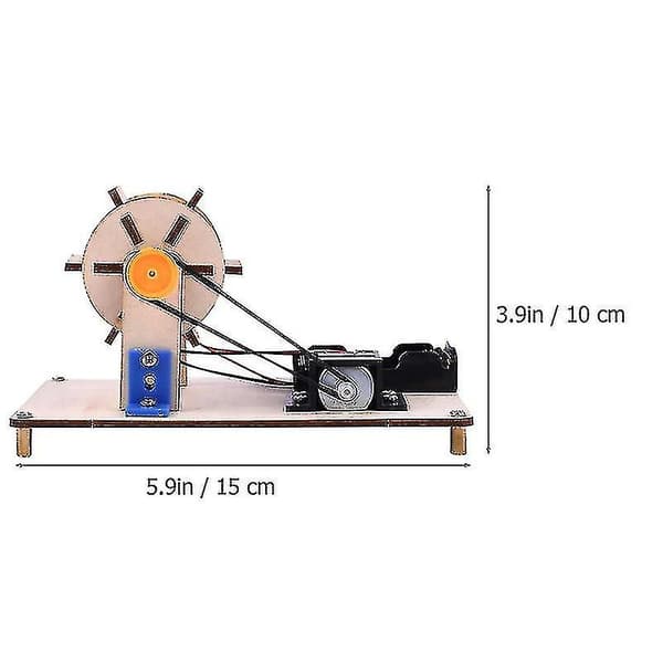 1 Set Barn Diy Elektrisk Lärkit Diy Vattenkraftverk Montera Kit No -1
