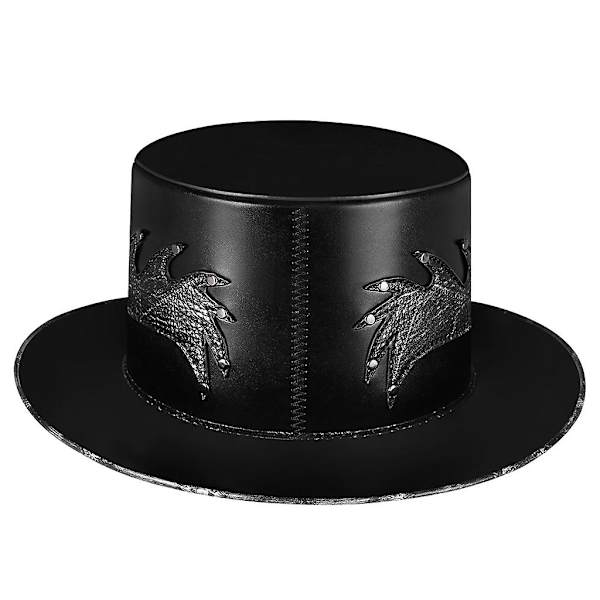 Steampunk Kostumer Peste Doktor Hat Læder Top Hat Halloween Rekvisitter Cosplay Party Favor Forbrugsvarer