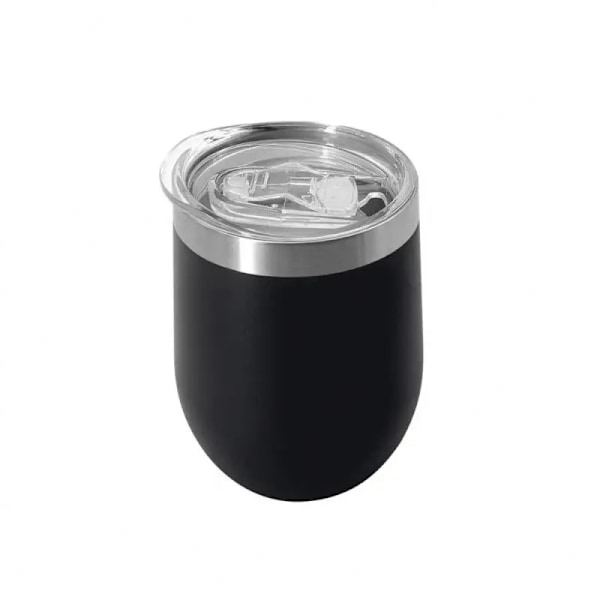 Isolerad Vinglas, Dubbelväggig Rostfritt Stål, Stemlöst Isolerat 12oz Vinglas, Hållbart Isolerat Kaffekopp, för Champagne