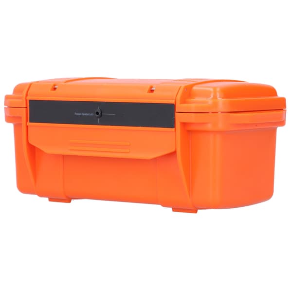 Waterproof Outdoor Tool Storage Box Shockproof Gear Container Orange