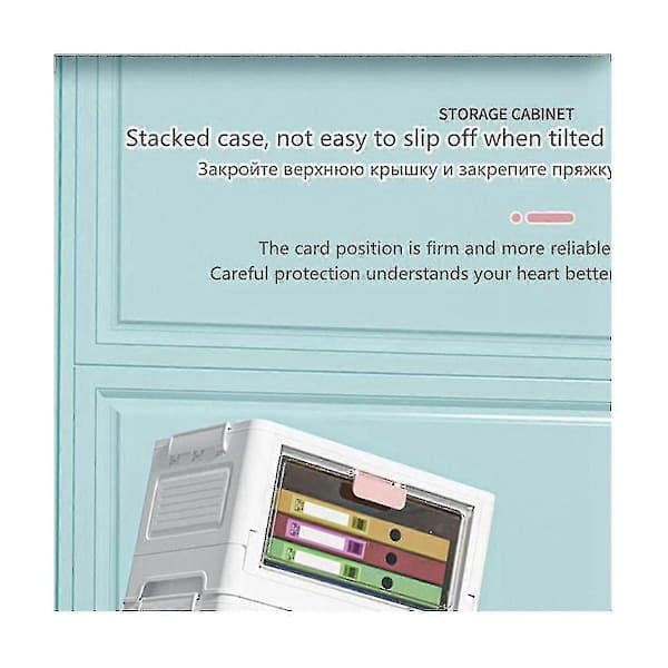 Foldable Storage Box With Lid Wheels Stackable Collapsible Space-Saving Container Travel Foldable Storage