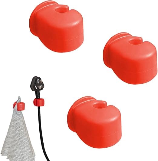 Desktop Power Cable Organizer - Durable Power Cord Clips, Desk