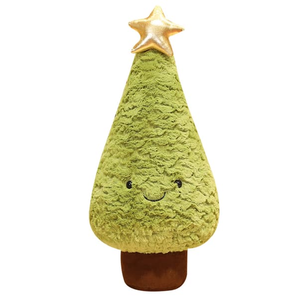 Christmas Tree Plush Toy Large Size Doll Throw Pillow Green Green 30cm Green 30cm