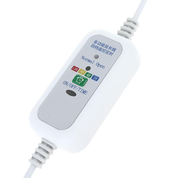 5V 1,5m Fjernkontrollbryter 2-12 Timer Timer Strømkabel For USB Vifte L