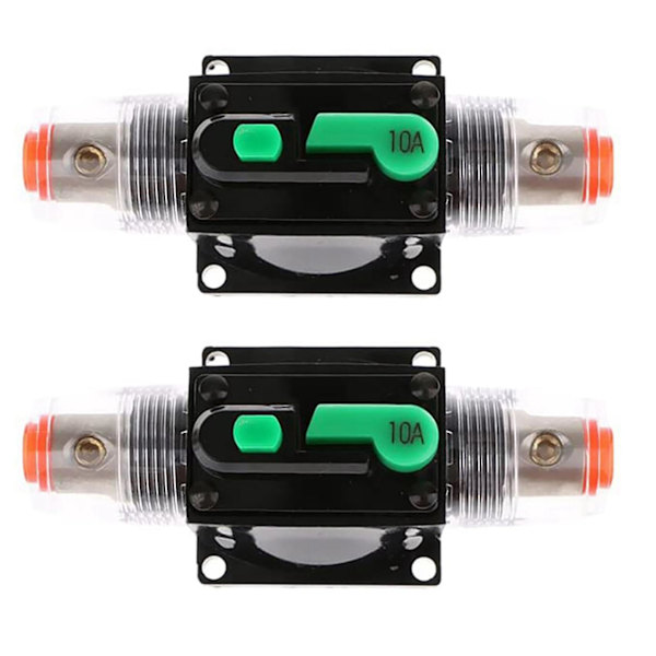Manuell tilbakestillingsbryter for bilaudio 12v/24v/32v - 10a