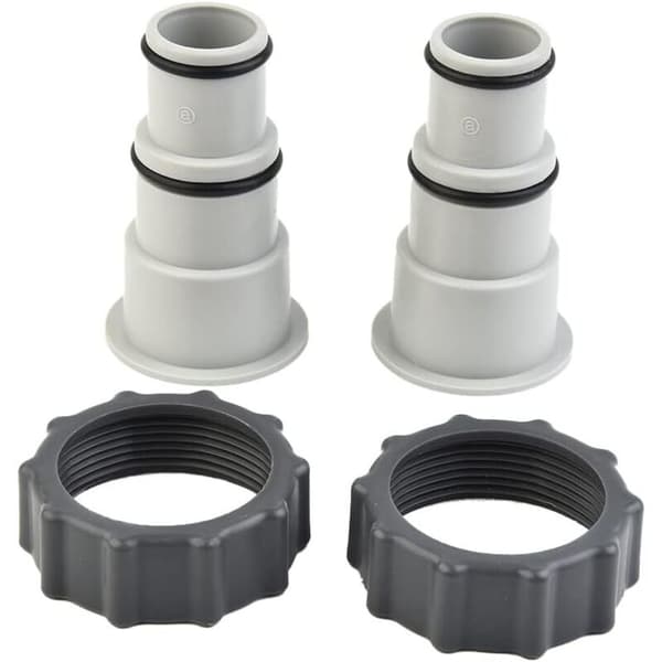 2 stk. swimmingpooladapter A, erstatningsadapter til slanger til pumper