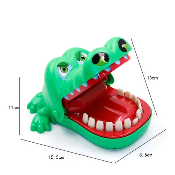Krokotiilihammaslääkäri - Peli & leikki lapsille Vihreä Green Grön