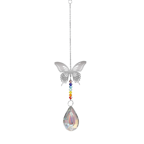 Crystal Guardian Angel Rainbow Makers Suncatchers med glaskugle PrismLute Lute