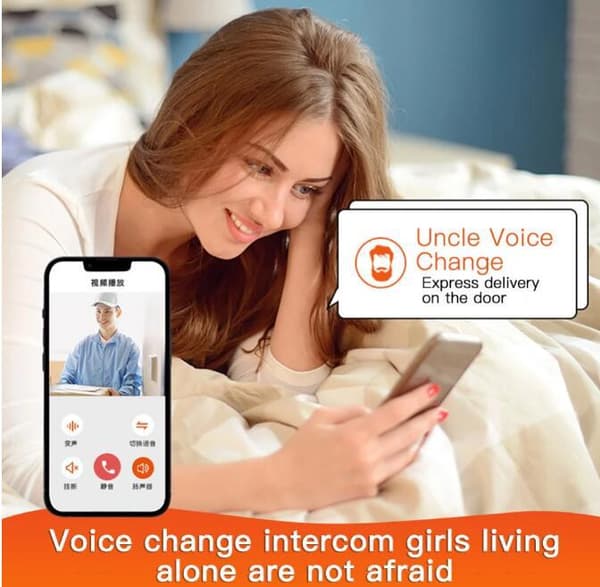 Wireless WIFI Doorbell, Mobile Phone Remote Control Household, Dingdong Camera