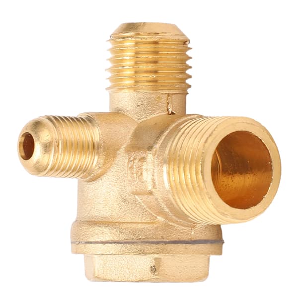 Brass Air Compressor Pump Accessory Rear Valve 1/2 x 3/8 x 10 Inch