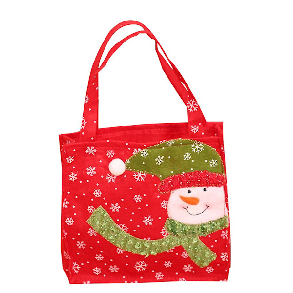Grön 2Jultomte Snögubbe Klassisk Design Julgranshänge Barn Julgåva Påse Grön 2