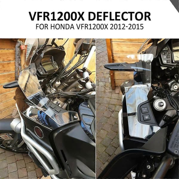 Motorcycle Side Windshield Wind Deflector Handguard Wind Deflector for Honda VFR1200X Crosstourer 2012-