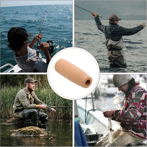 Cork Replacement Handle for Fishing Rod, 10.5mm Inner Diameter