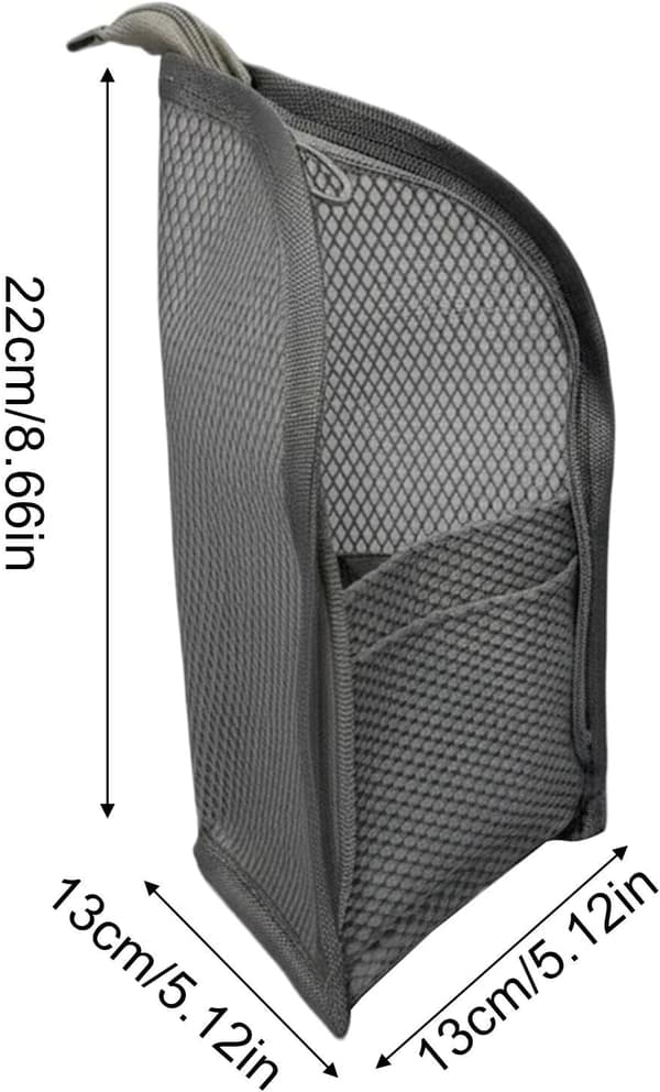 Vertical toiletry bag | Large hanging storage bag, transparent vertical makeup bag (DB)