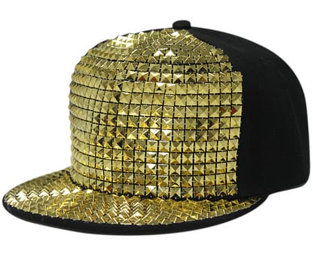 Herrkeps Hip Hop Flat Baseballkeps för Män Sequin Bling Snapback
