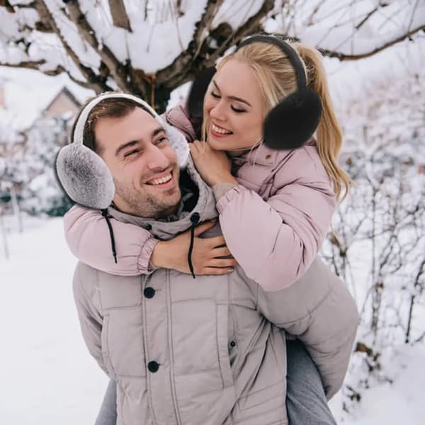 Vinterhörselvärmare Hopfällbara Varma Utomhus Öronmuffar