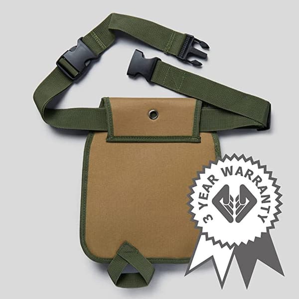 Haveværktøjsbælte med flere lommer, justerbart bælte til blomsterhandlere og gartnere, grøn