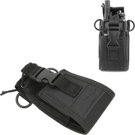 Nylon Protective Case for Walkie-Talkie, with Adjustable Strap, Compatible with Kenwood MSC-20C
