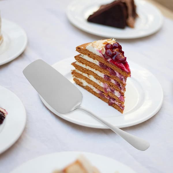Cake Serving Tool Cake Spatula for Birthdays Stainless Steel High Durability Silver Not Easy to Deform