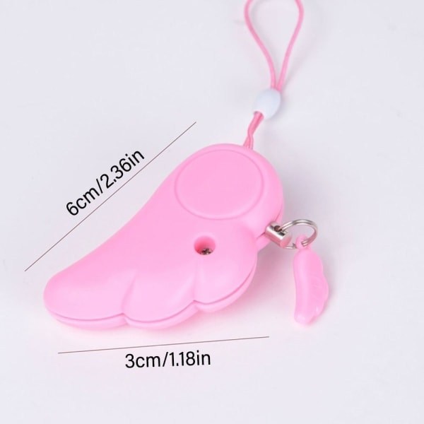 Alarm Nøglering Skrig Høj Nøglering ROSA pink