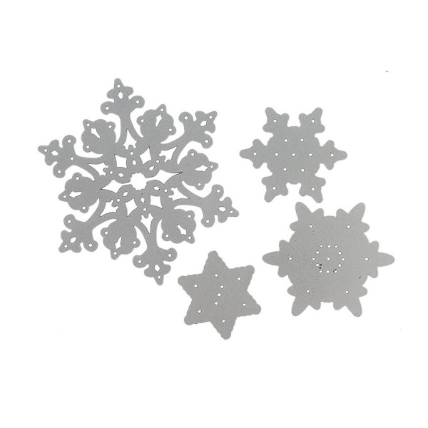 Julemetal Skærestencil Skabelon DIY Scrapbooking Album Papir Kort Håndværk