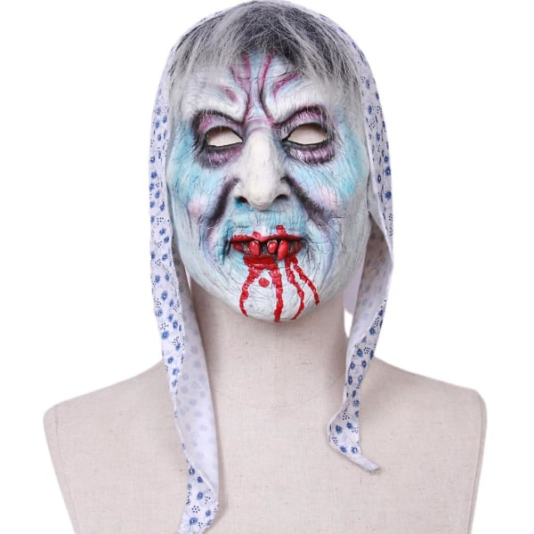 Halloween Horror Mask Zombie Ghost Blood Scary Realistic Mask Costume