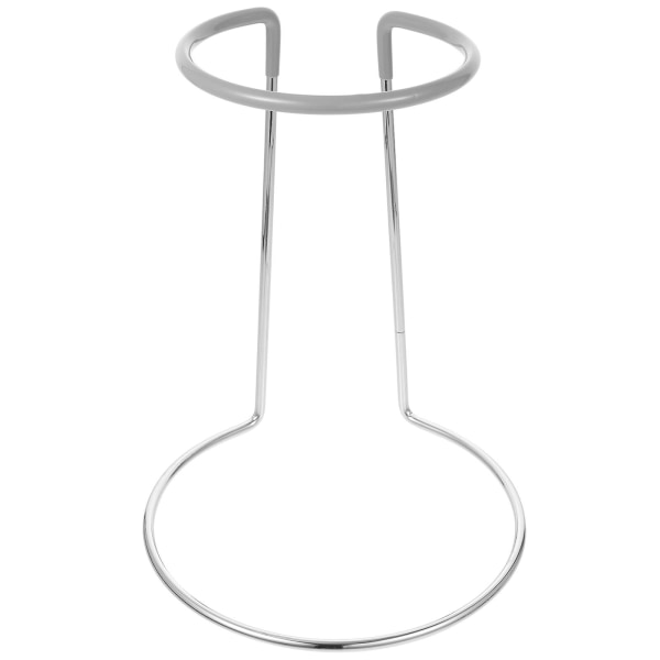 Metal Cleaner Glas Karaffel Stativ Bar Værktøj Vin Karaffel Tørretumbler Vin Karaffel Tørrestand Vinglas Grey 24X19.5X13.5CM