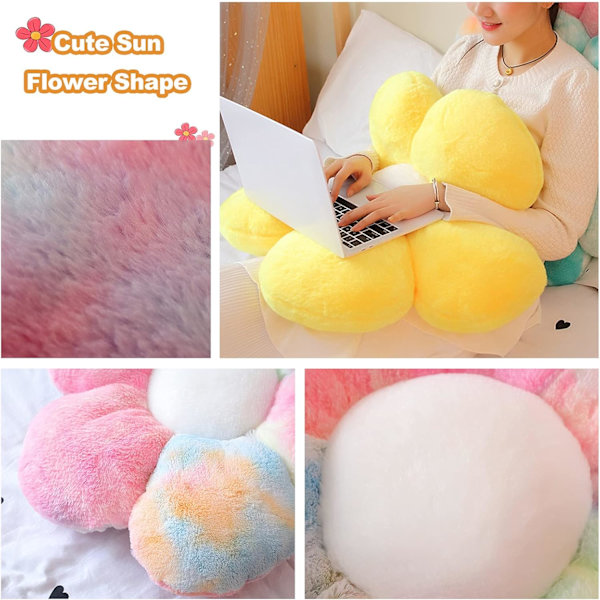 Rainbow Series Blomstret Kashmir Sofapute 50cm