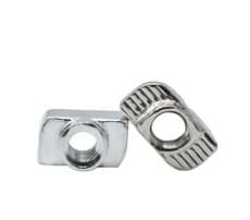 50 st (10 x 6 mm) T-mutter M4 fin gänga