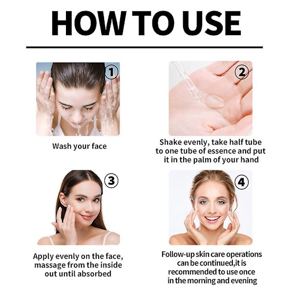 1/2 st Fading Spots Ansiktsessens Fuktgivande Återfuktning Fading Spots Fina Linjer Hudessens 30ml2ST