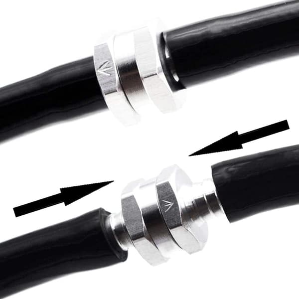 2 st 8 mm backventil, bränslebackventil i aluminium-FM-