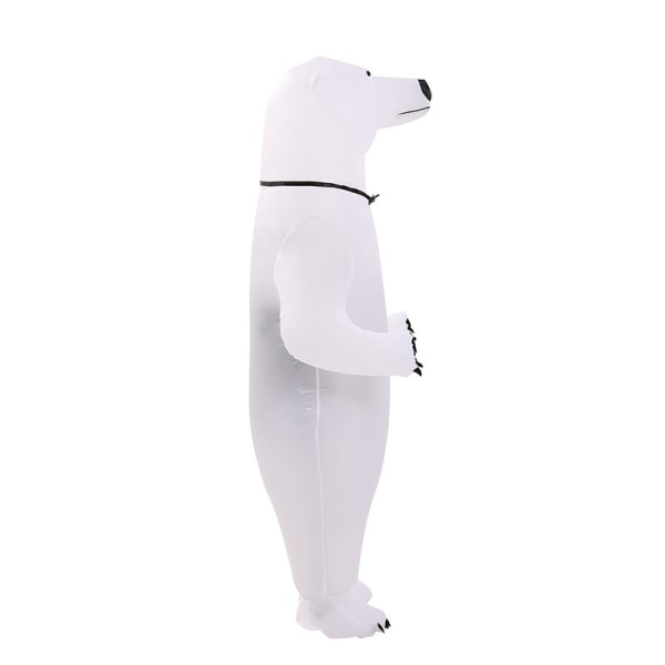 Isbjørn Oppustelig Kostume Dyr Oppustelig Halloween Kostumer Blæs Op Dragt Party Game Fed Cosplay Isbjørn Kostume