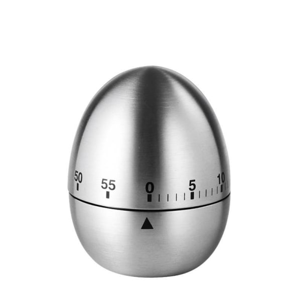 60 Minute Dial 360° Rotating Countdown Windup Timer Egg Reminder No Batteries Loud Ring New Year Gift for Kid Kitchen (M