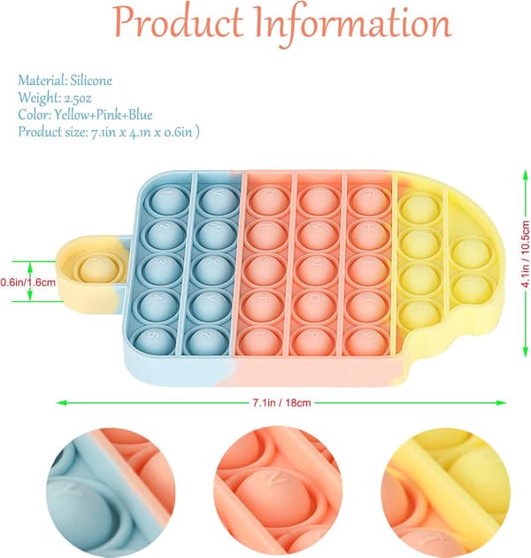 Fidget-lelut, aistilliset pop-kuplat, paina fidget-lelua K:lle