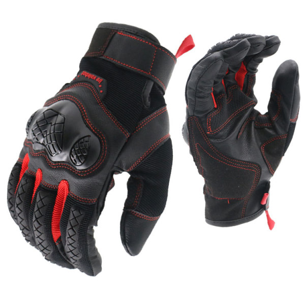 Motorcykel taktiske handsker til mænd - Opgraderet Touch Screen Anti-Slip Palm Pads - Gummibeskyttende beskyttelse